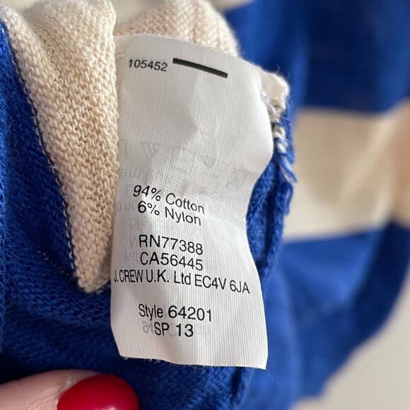 Madewell Lightweight Striped Sweater Sz XS - Picture 4 of 5